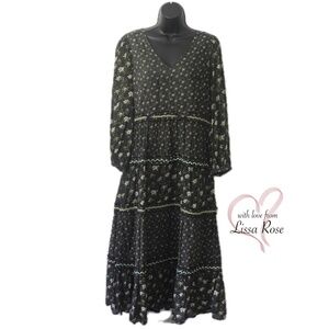 Karoline Tiered Maxi Dress (Anthropologie)